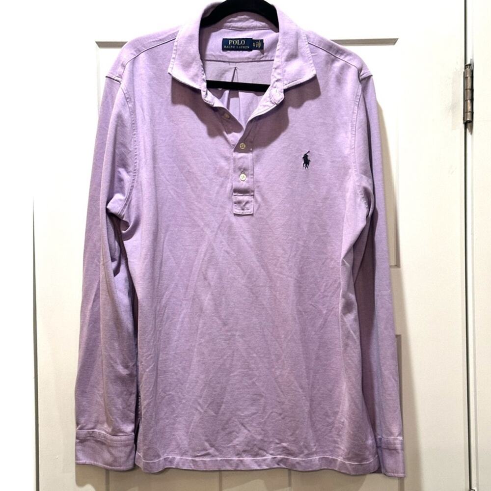 Polo Ralph Lauren Men’s Long Sleeve Collar Three Button Shirt Size XL TG